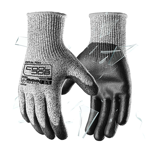 A4 Cut Resistant Gloves with PU Coating