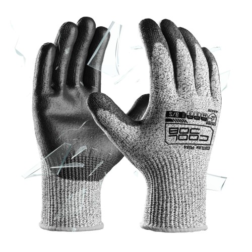 A4 Cut Resistant Gloves with PU Coating